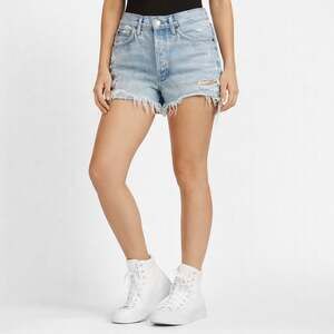 AGOLDE Parker Cut Off Shorts Distressed Size 26 Denim Light Wash